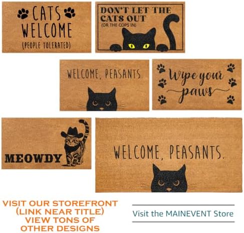 Welcome Peasants Door Mat Large 48x24 Inch - Image 5