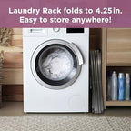 BLACK+DECKER 4-Tier Expandable Collapsible Clothes Drying Rack, Telescopic - Image 7