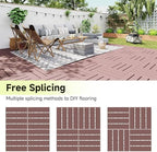 Rovibek 44 PCS Interlocking Deck Tiles, All Weather Patio Tiles - Image 7