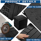 Treela 48 Pcs Plastic Interlocking Patio Deck Tiles 12"x12" - Image 3