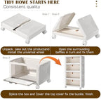 YFXCVSL 4 Tier Plastic Storage Bins - Image 3