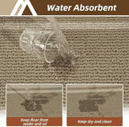 COSY HOMEER Kitchen Rugs Sets of 2 Non-Slip Washable - Image 5