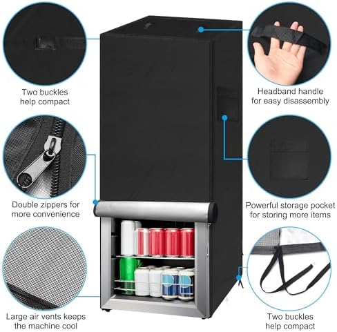 Outdoor Refrigerator Cover Dustproof - Image 3
