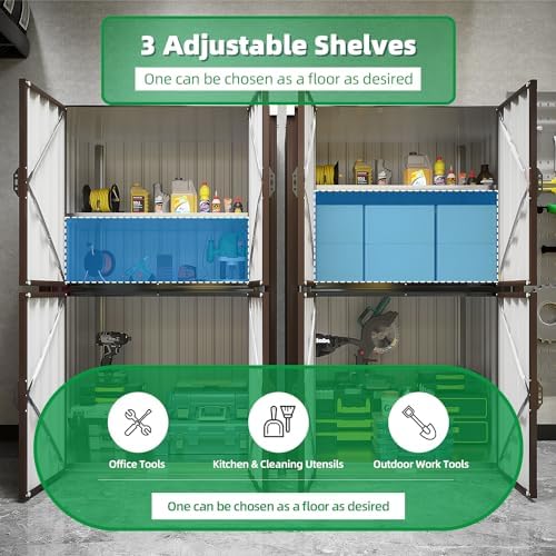 AECOJOY Outdoor Storage Cabinet Waterproof - Image 3