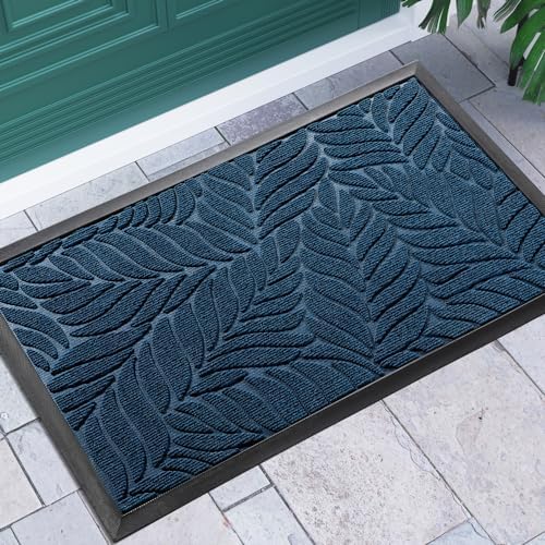Yimobra Leaf Pattern Door Mat, 29.5 x 17 in by Yimobra