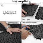 60 Pack Waterproof Interlocking Deck Tiles - Image 3