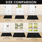 hicorfe Indoor Doormat, Front Back Door Mat Rubber Backing Non Slip Door Mats - Image 3