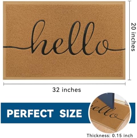 EARTHALL Funny Hello Mats Outdoor, Front Door Mat - Image 2