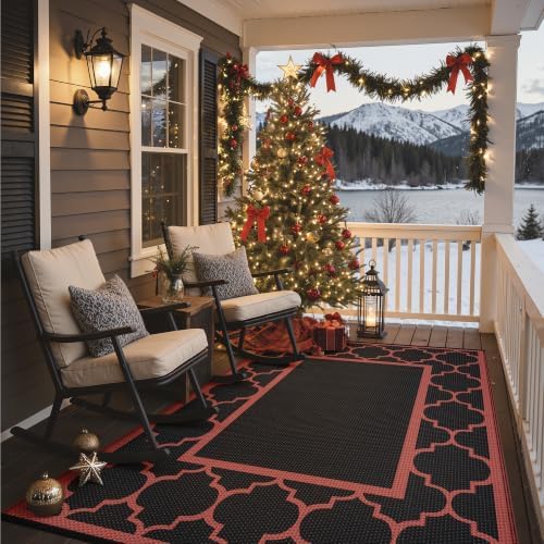 GENIMO Outdoor Rug, Waterproof Plastic Rugs - Image 4