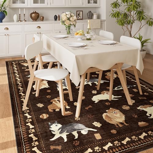 DUKINO 6x9 Washable Dog Area Rug - Image 3