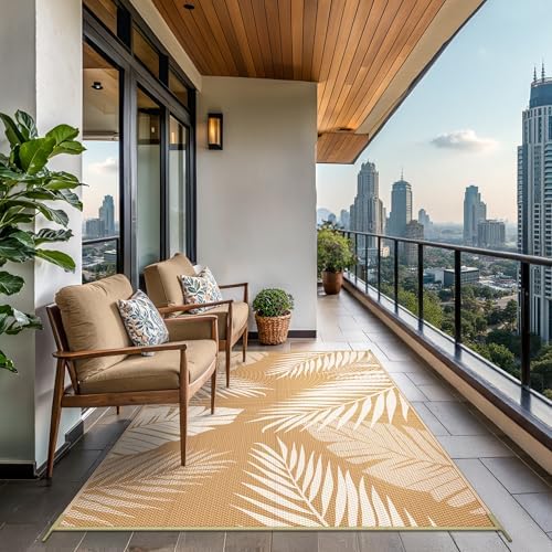 GENIMO Outdoor Rug, Waterproof Plastic Rugs - Image 4