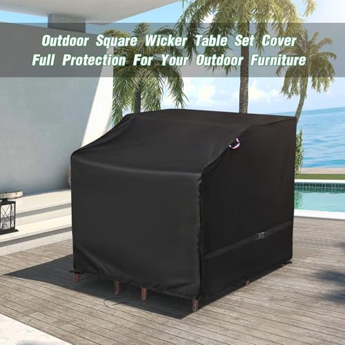 41" Outdoor Bar Cover for 3 Piece Patio Bar Set - Image 6