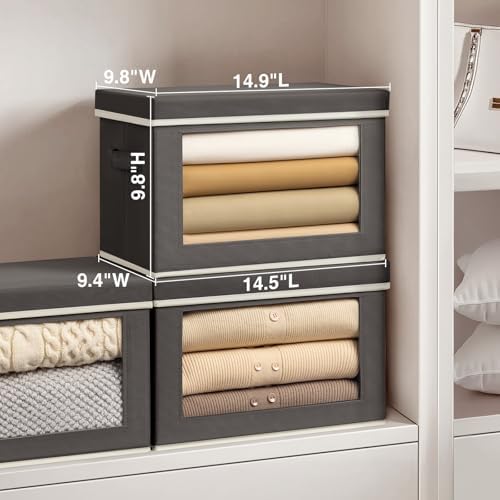 Homsorout Storage Bins with Lids - Image 2