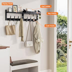 Evermagin 35" Coat Rack Wall Mount - Image 5