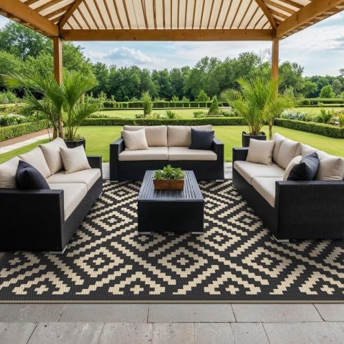GENIMO Outdoor Rug, Waterproof Plastic Rugs - Image 6