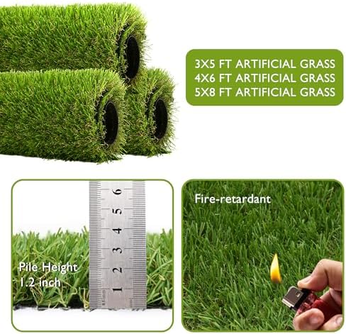 COOLCHOICE Artificial Grass Rug - Image 3