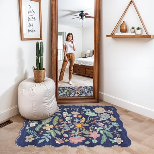 Washable 2x3 Area Rug for Entryway: Easy-Clean Carpet - Image 2