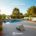 Acacia Interlocking Deck Tiles Outdoor Waterproof All Weather - Image 2
