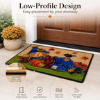 Fall Scarecrow Decorative Front Door Mat, Autumn Pumpkin Crow - Image 4