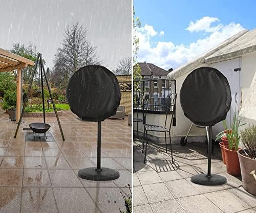 Fan Cover - Outdoor Waterproof Fan Covers - Outside Large Stand up Pedestal and - Image 4