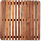 Nordic Style Premium Teak Shower + Bath Mat - Image 2