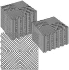 ToLanbbt Interlocking Drainage Tiles 12" x 12" Modular Interlocking Cushion by ToLanbbt