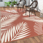 GENIMO Outdoor Rug, Waterproof Plastic Rugs 10'x14' by GENIMO