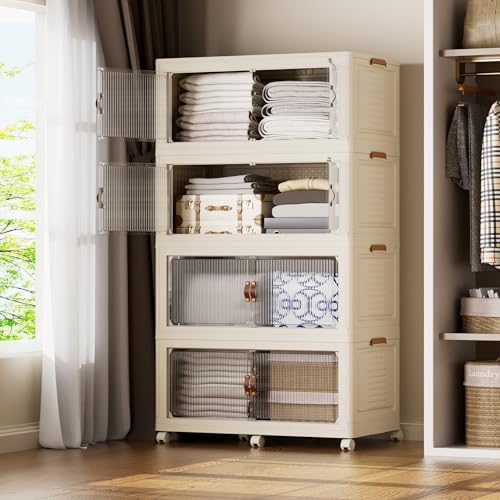 SAILUN 760Qt Stackable Storage Bins, Storage Cabinet by SAILUN