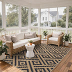 GENIMO Outdoor Rug, Waterproof Plastic Rugs - Image 4