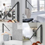 Foldable Clothes Drying Rack, Wall Mounted - Image 2