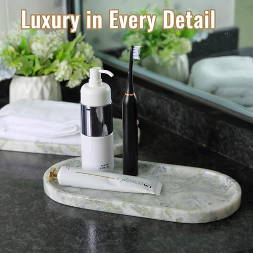 Koville African Natural Marble Tray, Catchall Tray - Image 5