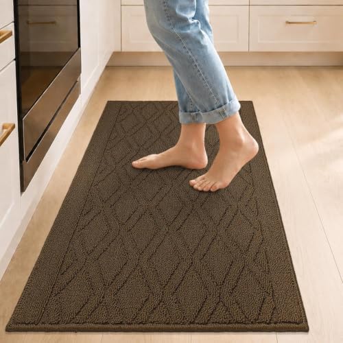 COSY HOMEER Kitchen Rugs 24"x35" Non-Slip Washable Kitchen Mats by COSYHOMEER