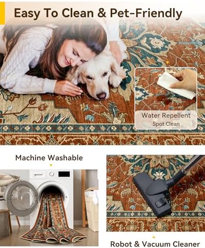 RELEANY Washable Area Rug - Image 5