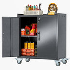 GAIOUS 35.6'' Tall Metal Garage Storage Cabinet by GAIOUS