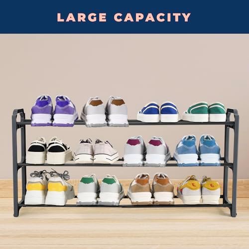 Happhom 3-Tier Expandable Shoe Organizer - Image 3