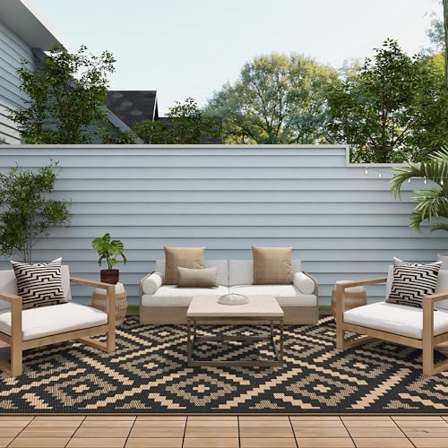 GENIMO Outdoor Rug, Waterproof Plastic Rugs - Image 4