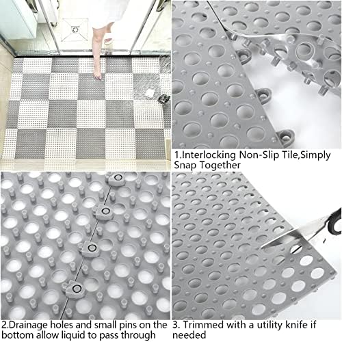 12 Pack 11.8" x 11.8" Interlocking Floor Tiles - Image 3