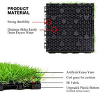Artificial Grass Turf Tile Fake Grass Flooring Mat Interlocking Self-draining - Image 7