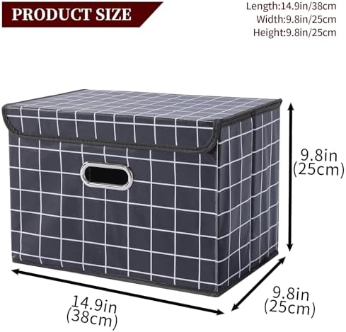 STOREONE Fabric Storage Cube Bins Foldable Organizer Container Collapsible - Image 2