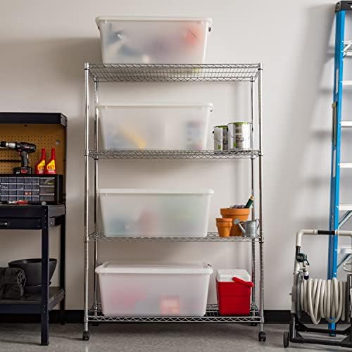 IRIS USA 4-Pack 91 Qt Stackable Storage Bins - Image 3