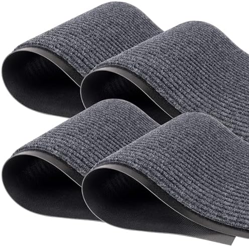 MaxMat® 4-Pack Extra Large 3x5 Ft Heavy Duty Door Mats – Tough Rubber Backing by MaxMat