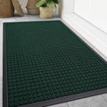Smiry Front Door Mat Outside Entrance, Natural Rubber Doormat, 59x34 Inch by Smiry
