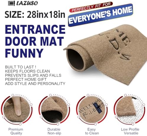 Funny Friends Welcome Mats Front Doormats Inside Outside Entryway Mat - Image 7
