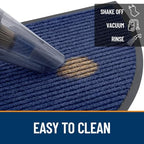 OLANLY Half Circle Front Door Mat 47x30, Waterproof Heavy-Duty Doormat - Image 6