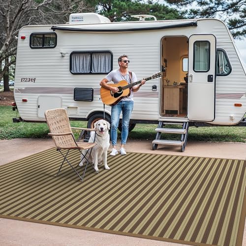 GENIMO Outdoor Rug, Waterproof Plastic Rugs - Image 4