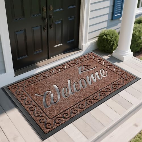 Yimobra Welcome Mat, Heavy Duty Sturdy Door Mats by Yimobra
