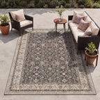 GENIMO 8x10 Outdoor Rug, Washable Quick Dry by GENIMO
