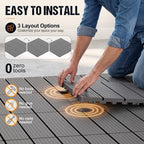 Flamaker Plastic Interlocking Deck Tiles - Image 2