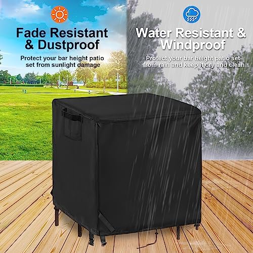 59 In Patio Bar Height Table Cover Square - Image 5