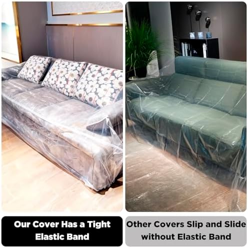 Plastic Couch Cover Furniture Cover - Image 3